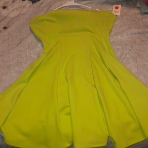 Like green tube top dress